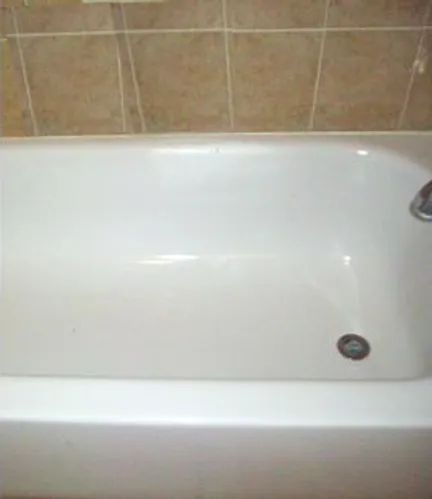 Kitchen after cleaning - spotless counters and gleaming appliances